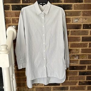 Tibi tunic collared button down shirt